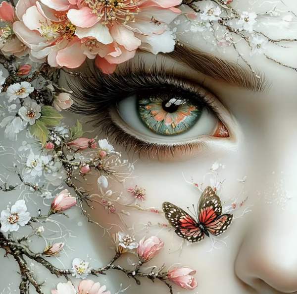 Diamond Painting Atemberaubende Dame